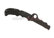 C79 ASSIST RESCUE FOLDER, SPYDERCO, BLACK - BLADES - TACTICAL