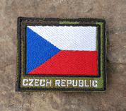 CZECH FLAG CAMO, VELCRO PATCH - PATCHES UND MARKIERUNG