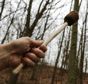 MAILLOCHE À TAMBOUR EN SAULE A TÊTE EN CUIR - INSTRUMENTS DE MUSIQUE