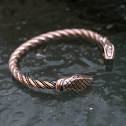 JÖRMUNGANDR, VIKING, SCHLANGE ARMBAND, BRONZE - HISTORISCHEN REPLIKEN AUS BRONZE