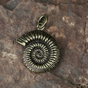 AMMONITE, PENDANT, ZINC ANTIQUE BRASS - ALL PENDANTS, OUR PRODUCTION