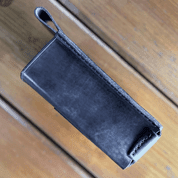 LEATHER CASHIER - CASE, BLACK - WALLETS