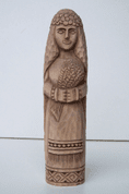 SLAVIC GODDESS ŽIVA, CARVED IN WOOD - WOODEN STATUES, PLAQUES, BOXES