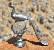 PEACOCK. TIN FIGURE - PEWTER FIGURES