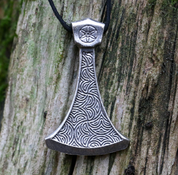 PERUN'S AXE, PENDANT, PEWTER - SLAWENAMULETTE