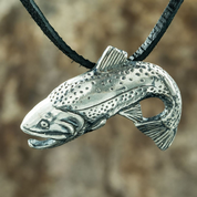 FORELLE - FISCHE, ANHÄNGER, SILBER - NAUTISCHER SILBERSCHMUCK