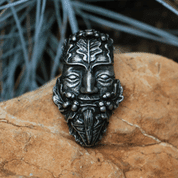 OAK GREEN MAN, TIN PENDANT - CELTIC PENDANTS