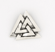 VALKNUT, PENDENTIF VIKING D'ARGENT, AG 925 - PENDENTIFS