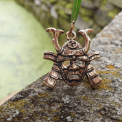 SAMURAI BRONZE PENDANT - BRONZE AND BRASS REPLICAS - JEWELLERY