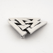 VALKNUT, WIKINGER-ANHÄNGER AUS SILBER, AG 925 - ANHÄNGER - SCHMUCK, SILBER