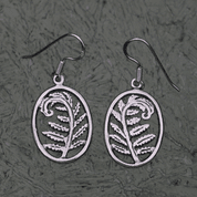 FERN, SILVER EARRINGS - EARRINGS