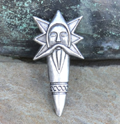 PERUN SLAVIC GOD, PENDANT, ZINC - SLAVIC AMULETS