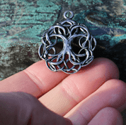 CELTIC TREE OF LIFE, KNOTTED, ZINC PENDANT, ANTIQUE SILVER - CELTIC PENDANTS