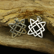 STAR OF SVAROG, SILVER PENDANT - PENDANTS