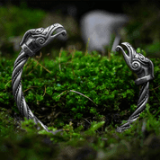 DRAIG - CELTIC DRAGON, STERLING SILVER BRACELET, 39 G. - ARMBÄNDER