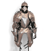 RENAISSANCE SUIT OF ARMOUR, ETCHED ARMOUR, CUSTOM MADE - SUITS OF ARMOUR