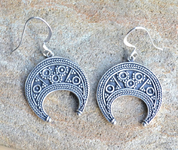 LUNULA, GREAT MORAVIAN EARRINGS, SILVER 925 - EARRINGS