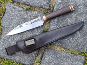 HALDOR, FORGED KNIFE WITH SHEATH - KNIVES