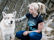 FENRIR, VIKING WOLF, T-SHIRT LADIES - DAMEN-T-SHIRTS