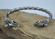 DREKI, VIKING STERLING SILVER BRACELET - BRACELETS