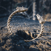 FIANNA, CELTIC DEER, BRONZE BRACELET - VIKING, SLAVIC, CELTIC BRACELETS - BRONZE AND BRASS