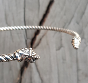 FLÓKI, VIKING SILVER TORQUES BY WULFLUND - TORCS - NECKLACES