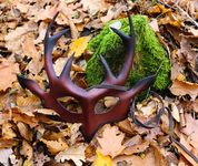 HERNE - DEER, SHAMAN LEATHER MASK - LEATHER MASKS