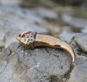 WOLF CLAW, PENDANT, BRONZE - ANIMAL PENDANTS