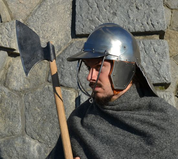 IRISH GALLOWGLASS AXE, FORGED REPLICA, 16TH CENTURY - AXES, POLEWEAPONS