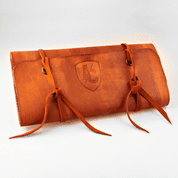 LEATHER CASE FOR THROWING KNIVES, BROWN - SHARP BLADES - THROWING KNIVES