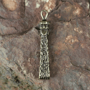 SVANTEVIT, SLAVIC GOD, PENDANT, ZINC, ANTIQUE BRASS - ALL PENDANTS, OUR PRODUCTION