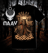 VELES, SLAVIC GOD, MEN'S T-SHIRT COLORED - PAGAN T-SHIRTS NAAV FASHION