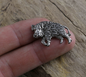 WILD BOAR, PENDANT, TIN - ANIMAL PENDANTS