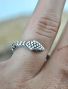 SERPENT, SNAKE, SILVER RING AG 925 - RINGS