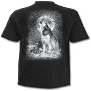 WHITE WOLF - T-SHIRT BLACK - MEN'S T-SHIRTS, SPIRAL DIRECT