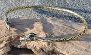 DRAIG, BRASS DRAGON TORQUES - FORGED JEWELRY, TORCS, BRACELETS