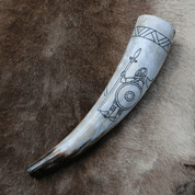 VIKING WARRIOR'S SIGNAL HORN 38 CM - RUFHÖRNER