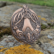 FREYA VIKING PENDANT BRONZE - BRONZE AND BRASS REPLICAS - JEWELLERY