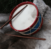 MEDIEVAL DRUM WITH MALLETS - DRUMS, FLUTES