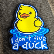 I DON'T GIVE A DUCK PATCH - PATCHES UND MARKIERUNG