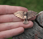 FLYING OWL, PENDANT, BRONZE - BRONZE HISTORICAL JEWELS