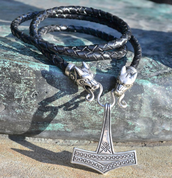 THOR'S HAMMER, ROMERSDAL, NECKLACE, STERLING SILVER 925, 22 G. - PENDANTS