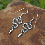 SNAKE, SILVER EARRINGS AG 925 - EARRINGS