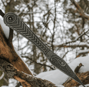 MUNINN ETCHED THROWING KNIFE - 1 PIECE - SHARP BLADES - THROWING KNIVES