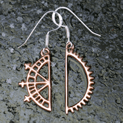 BEAIVI AND MANO, SUN AND MOON, SAMI EARRINGS, BRONZE - PENDANTS, NECKLACES