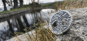 EICHE HEILIGER BAUM DES LEBENS ANHÄNGER SILBER - ANHÄNGER - SCHMUCK, SILBER