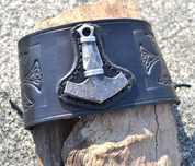 VIKING ROCKER, LEATHER BRACELET - WRISTBANDS