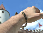 VIKING WOLF, BRACELET FROM BURG, SWEDEN, TIN - VIKING PENDANTS