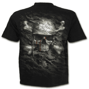 CAMO-SKULL - T-SHIRT SCHWARZ - HERREN-T-SHIRTS, SPIRAL DIRECT