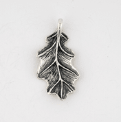 OAK LEAF, PENDANT, STERLING SILVER - PENDANTS